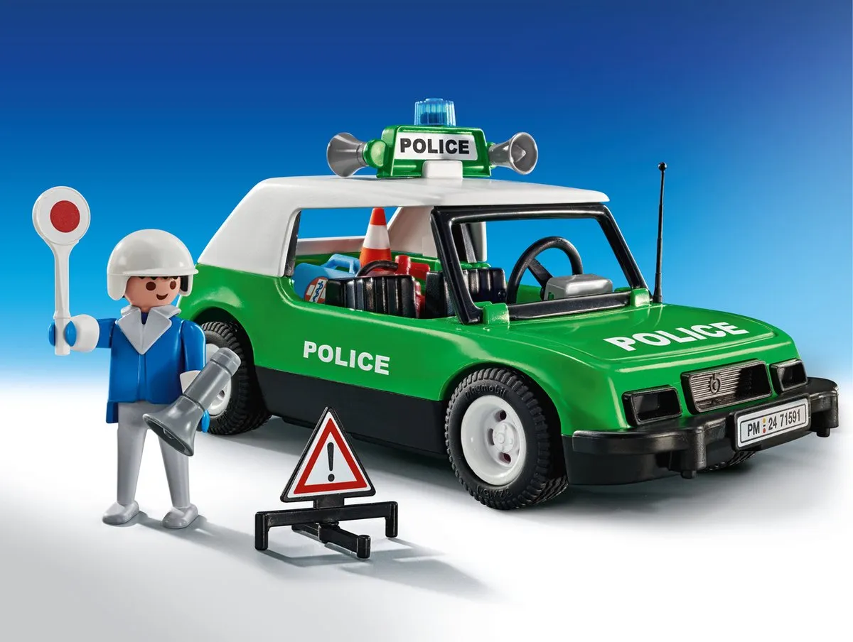Playmobil Klassieke Politieauto 71591 - Multicolor - afbeelding 6 van 6