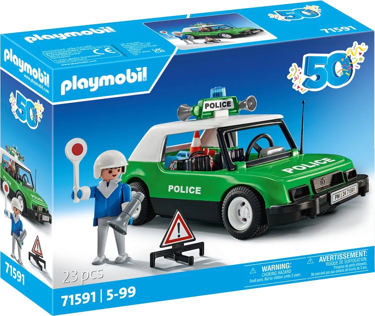 Playmobil Klassieke Politieauto 71591