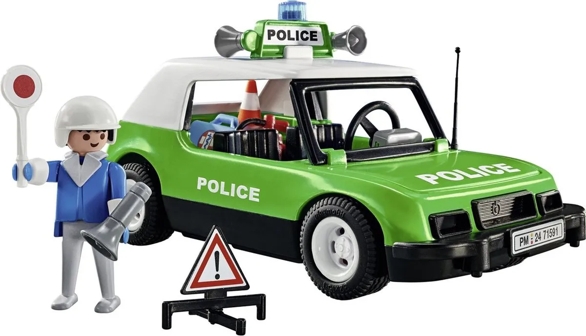 Playmobil Klassieke Politieauto 71591 - Multicolor