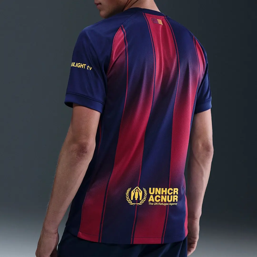 Nike FC Barcelona 2025/26 Thuis Shirt - M - Blauw/Rood/Geel