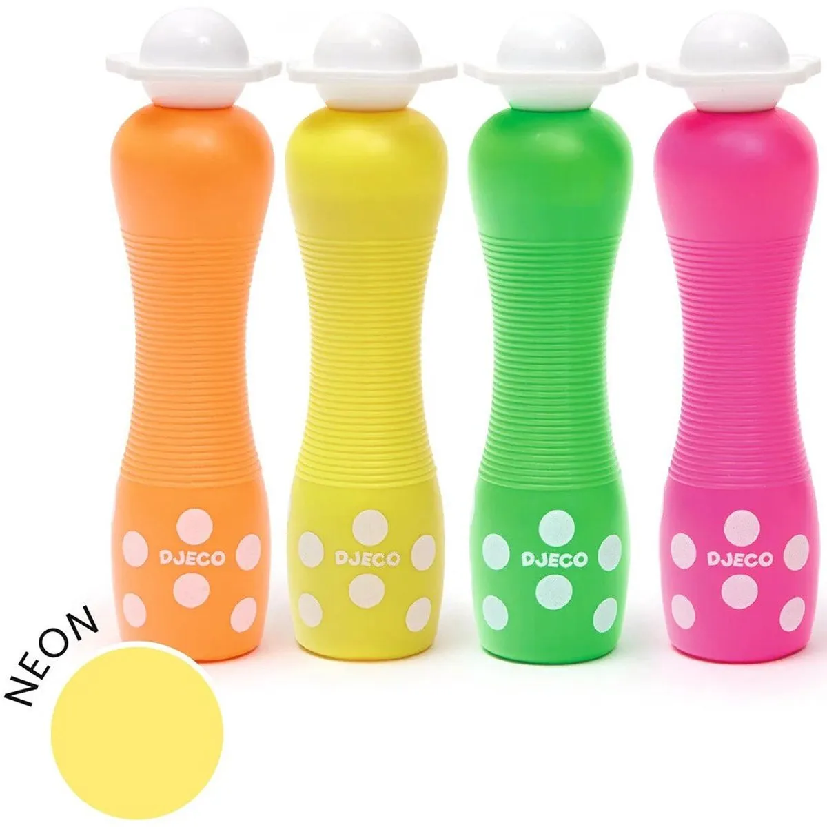 Djeco Stempelstiften Neon - 4 Kleuren - Blauw