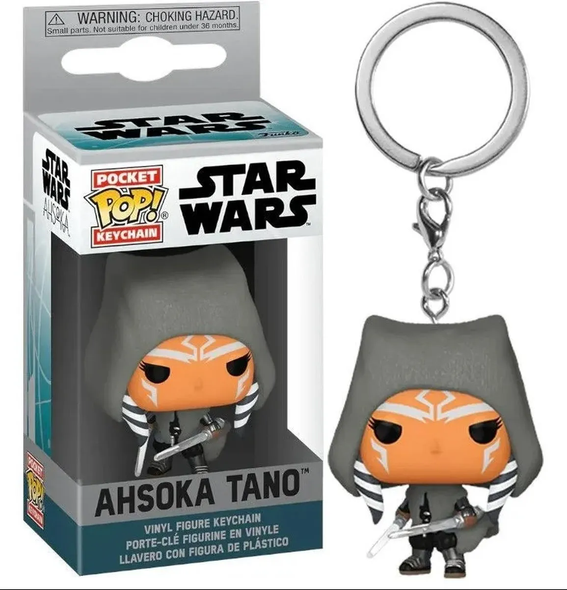 Funko Ahsoka Tano Pocket Pop Keychain 72173 - Meerkleurig - afbeelding 3 van 4