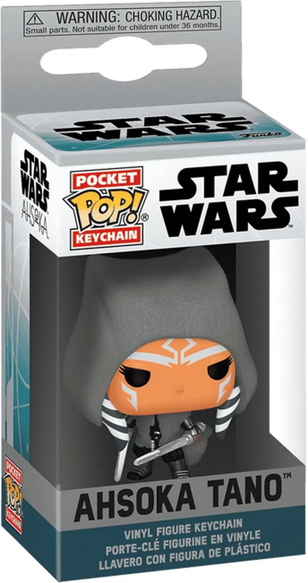 Funko Ahsoka Tano Pocket Pop Keychain 72173 - Meerkleurig - afbeelding 2 van 4