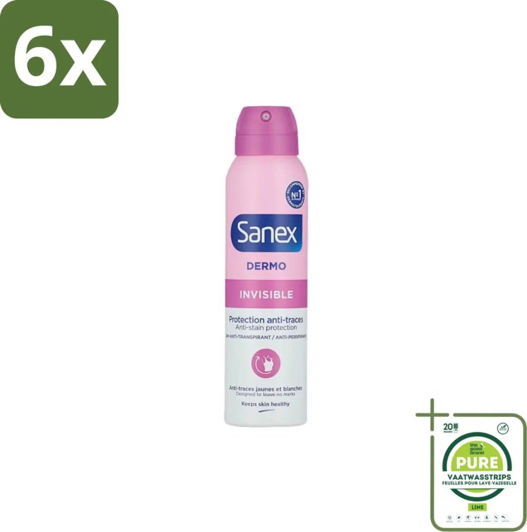 Sanex Dermo Invisible Deodorant Spray 150ml