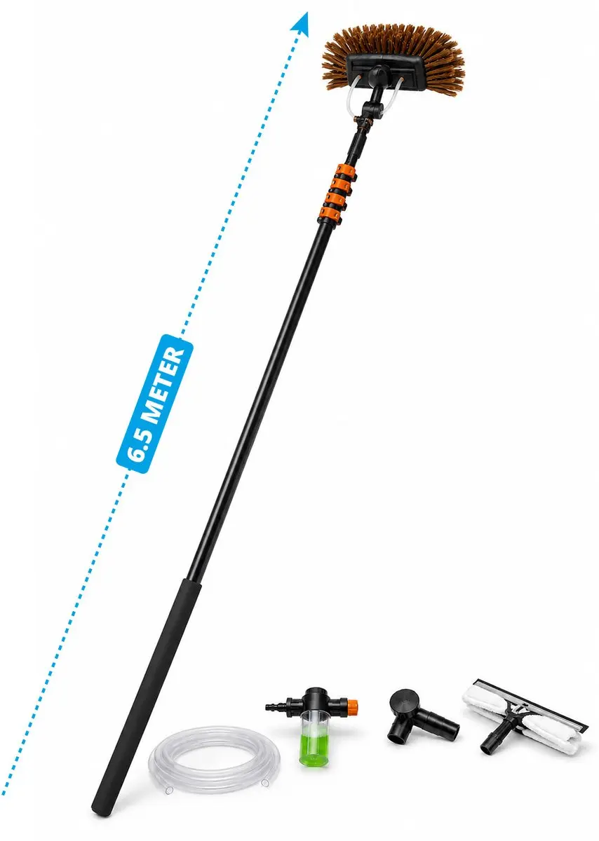 FlinQ AquaBrush Deluxe Telescopische Wasborstel 6.5m