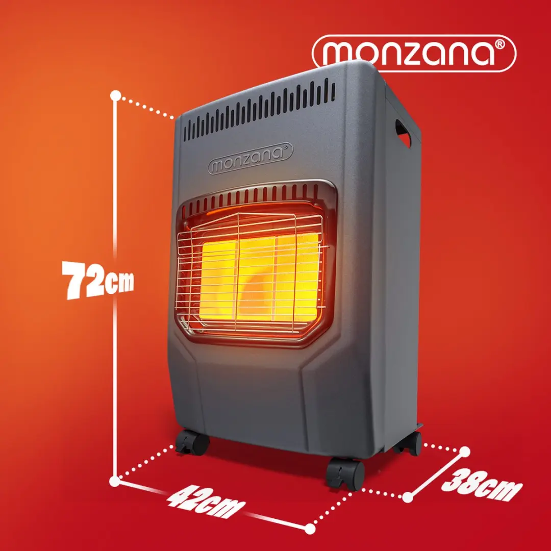 Monzana 109701 Mobiele Gaskachel 4200W - Zwart