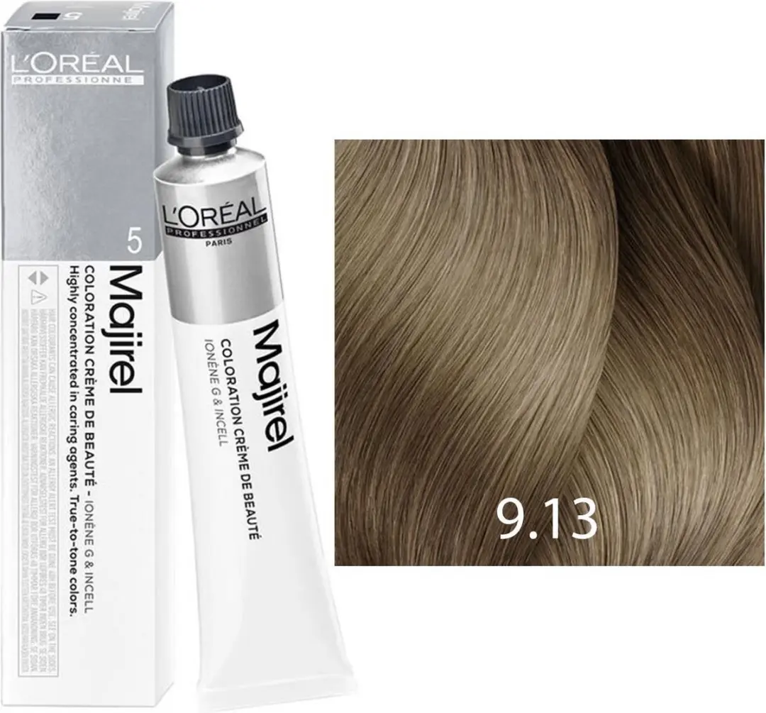 L'Oréal Professionnel Majirel Cool Inforced 9.13 Permanent Haarkleuring 50ml