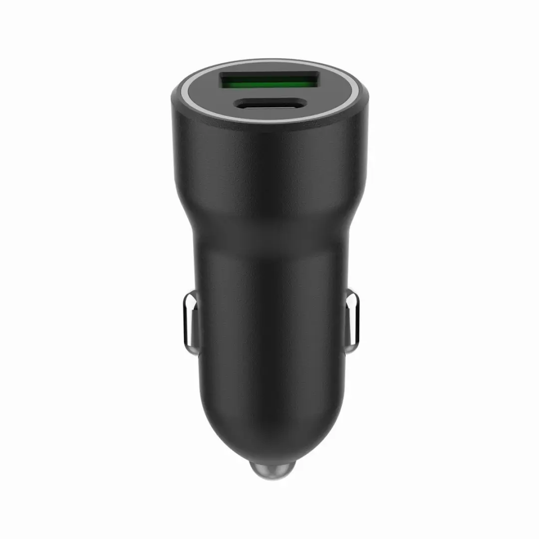 Gembird TA-UC-A2PDQC20-CAR-01 Auto Oplader 20W - 2x USB - Zwart