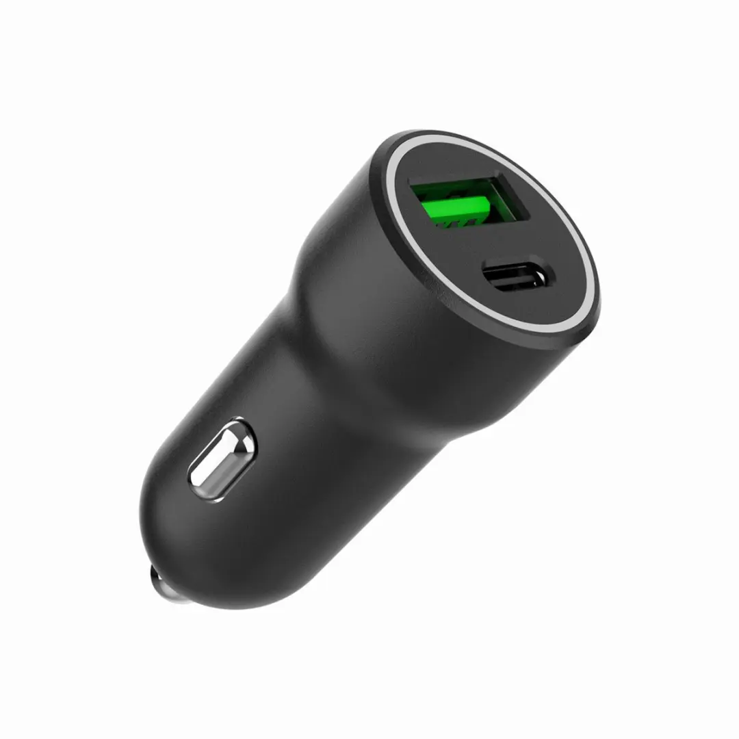 Gembird TA-UC-A2PDQC20-CAR-01 Auto Oplader 20W - 2x USB - Zwart
