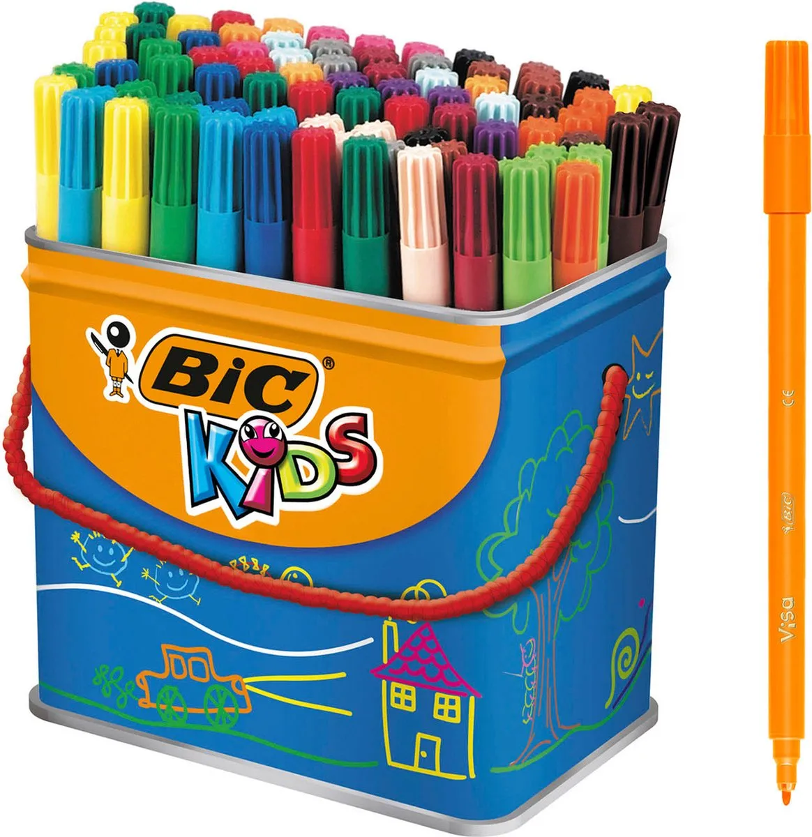 Bic Kids Visa Viltstiften - 84 Stuks Multicolor