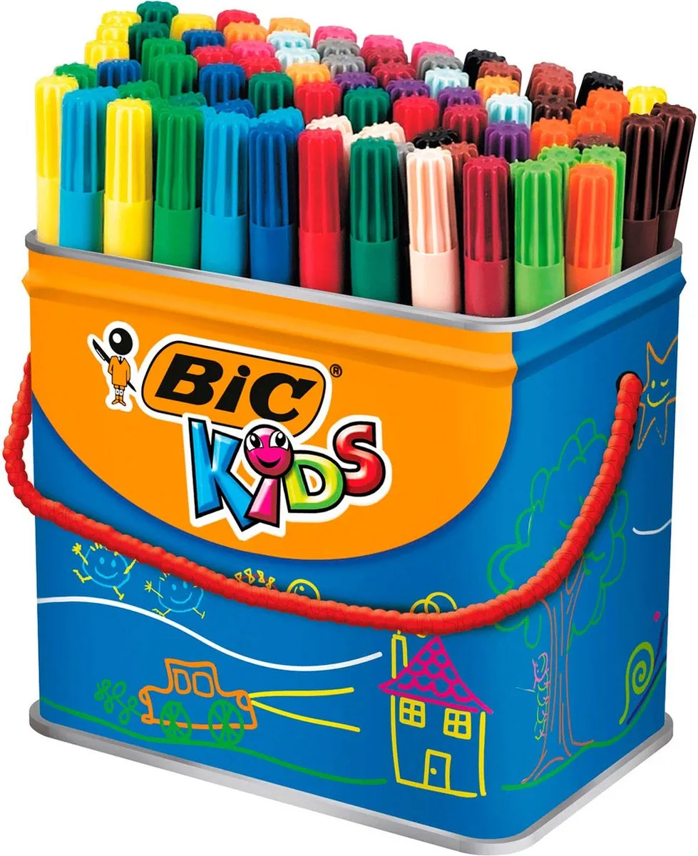 Bic Kids Visa Viltstiften - 84 Stuks Multicolor