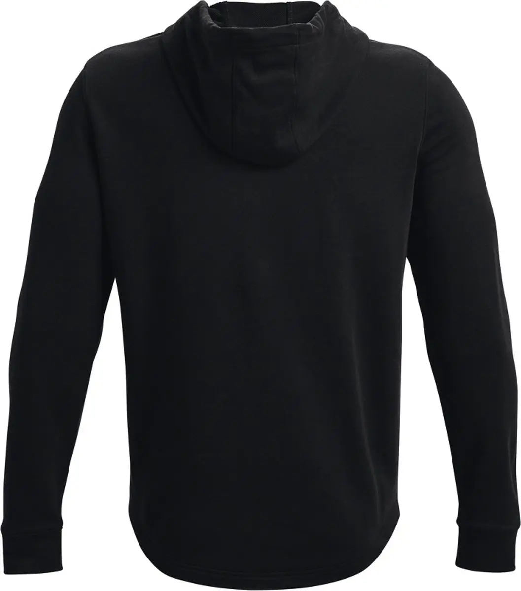 Under Armour Rivaliserende Terry Logo Crew - Zwart - afbeelding 6 van 6