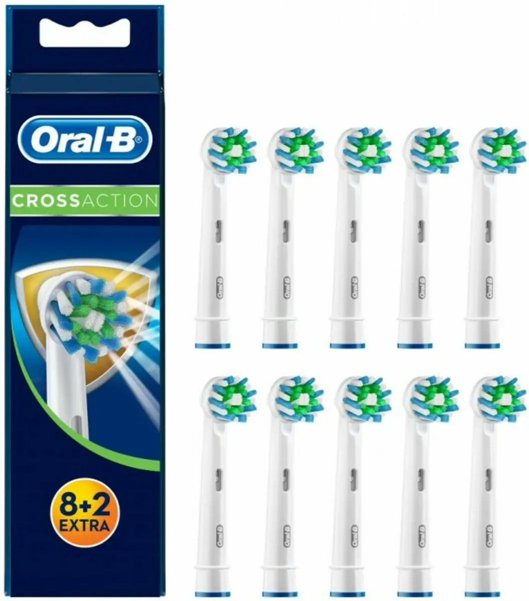 Oral-B Cross Action Opzetborstels 10 Stuks