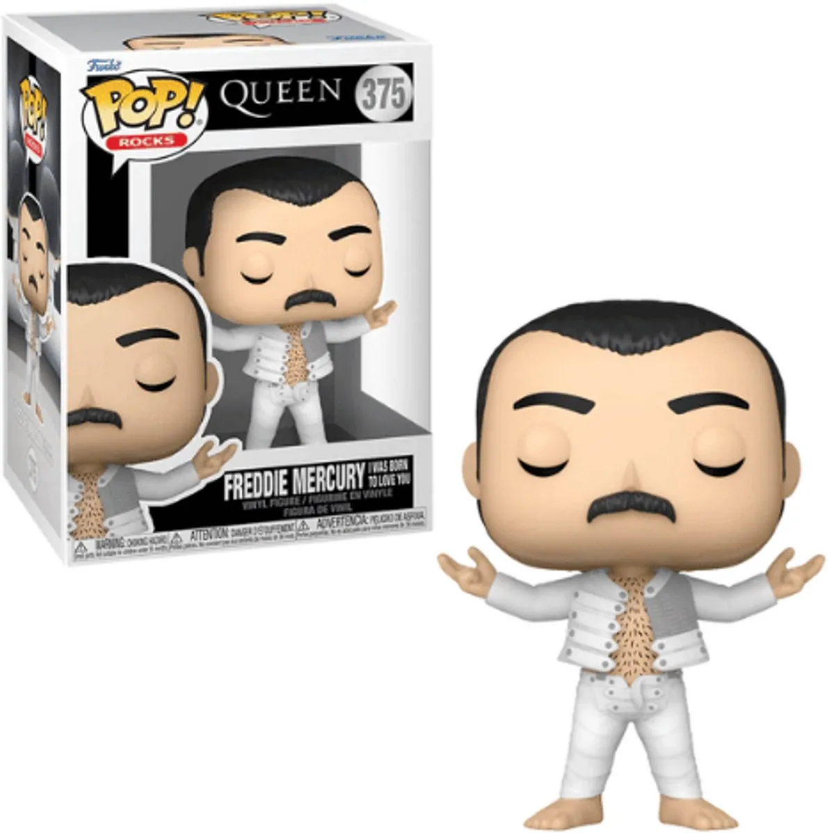 Funko Pop #375 Freddie Mercury Queen - Multi