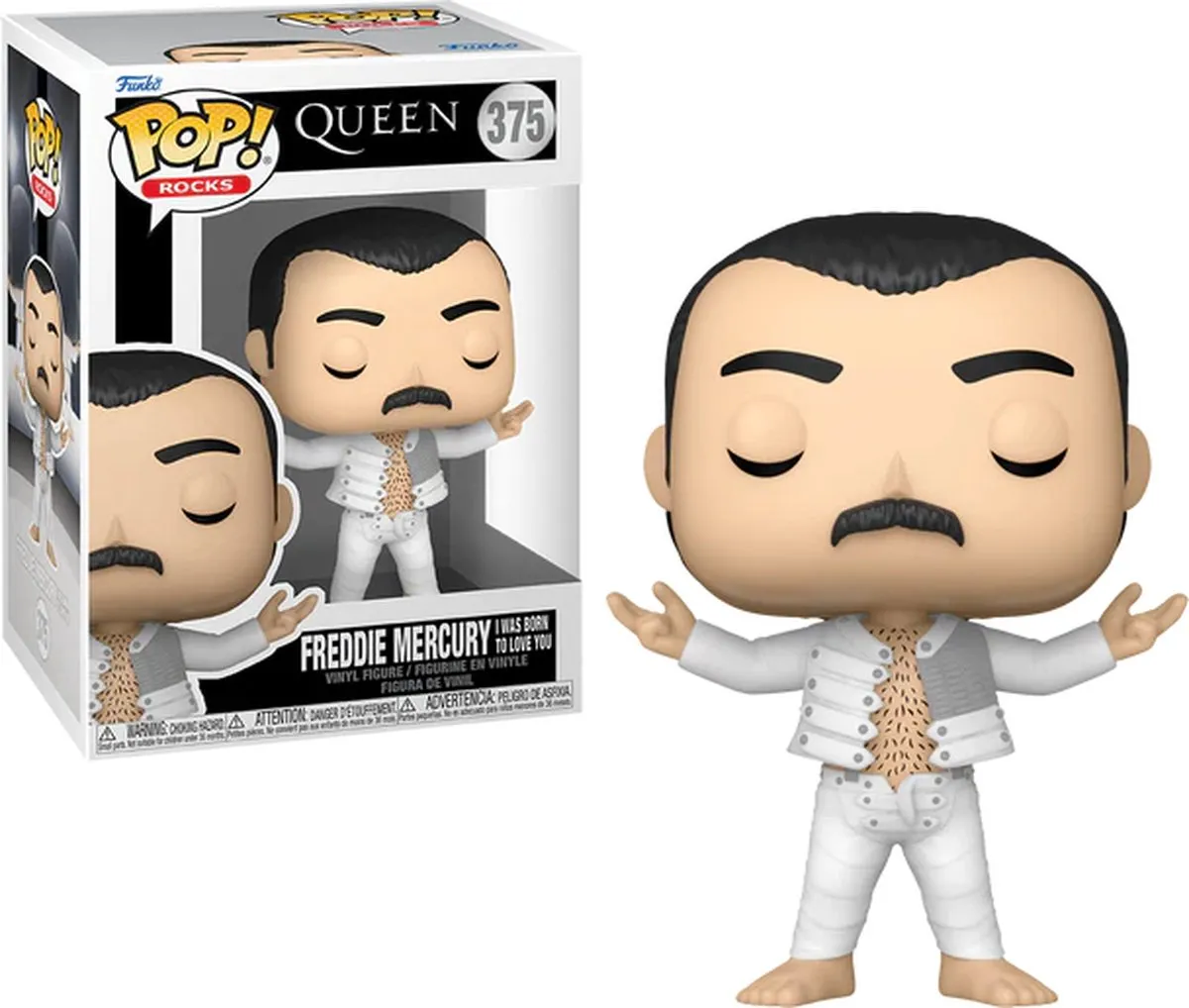 Funko Pop #375 Freddie Mercury Queen - Multi - afbeelding 6 van 6