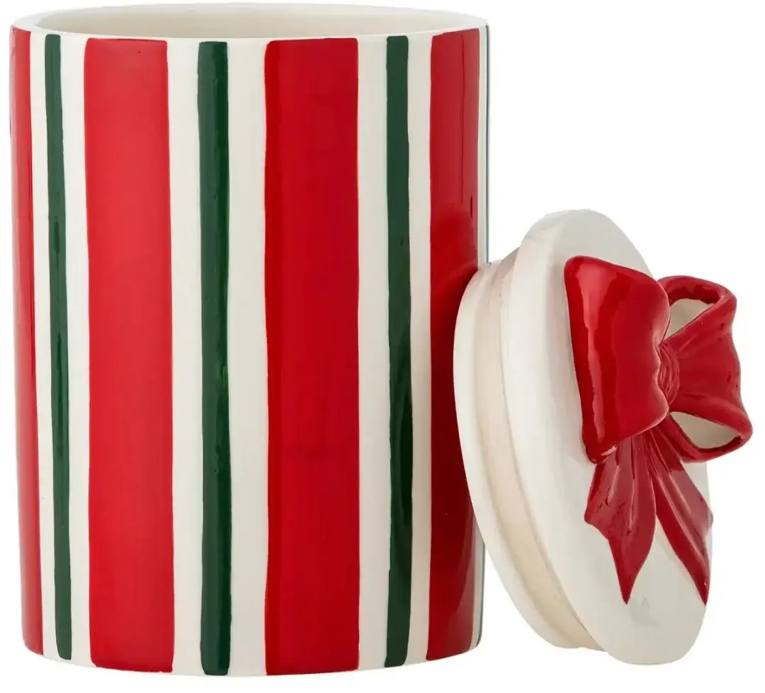 Bloomingville Marnia Voorraadpot Aardewerk - 19cm - Rood