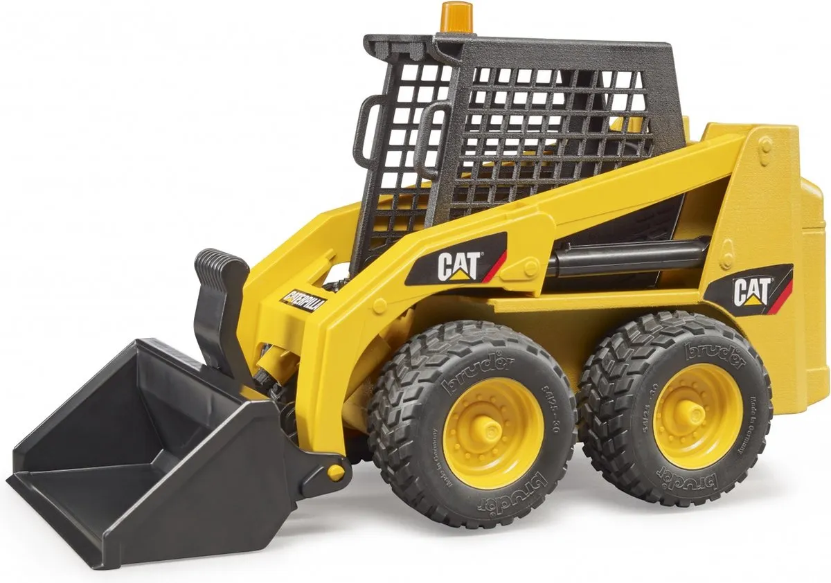 Bruder CAT Skid Steer Loader 02481 - Werkend - Geel