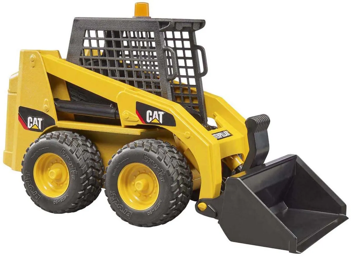 Bruder CAT Skid Steer Loader 02481 - Werkend - Geel