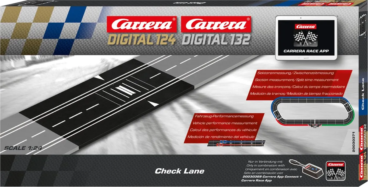 Carrera Digital 124/132 Check Lane Digitale Teller CAR20030371