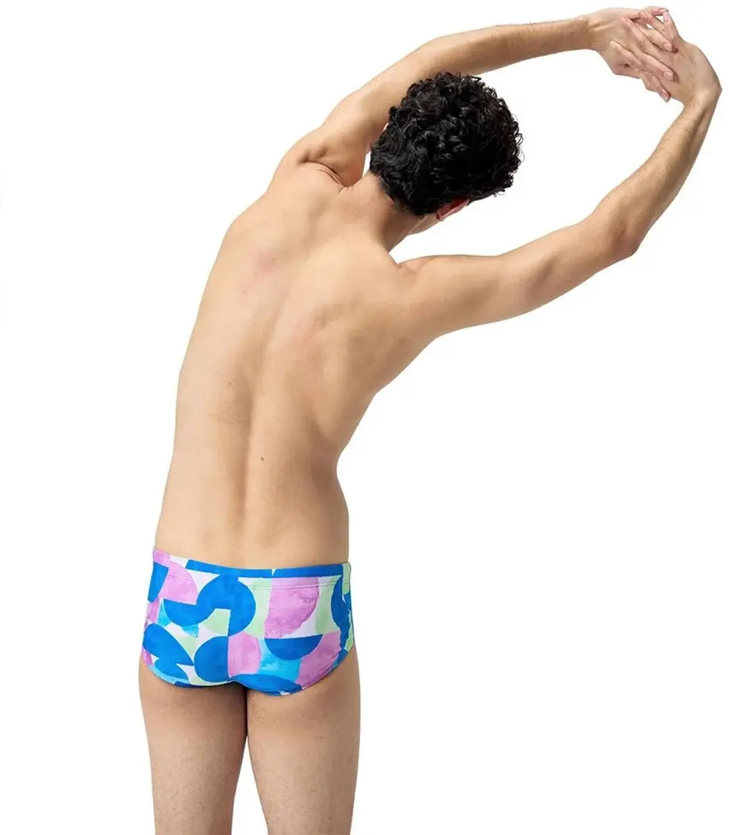 Speedo Club Training Allover Zwemslip - UK 30 - Blauw - afbeelding 2 van 4