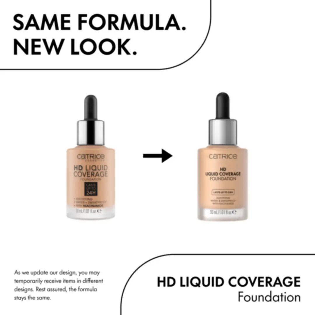 Catrice HD Liquid Coverage Foundation 082 Warm Caramel 30ml