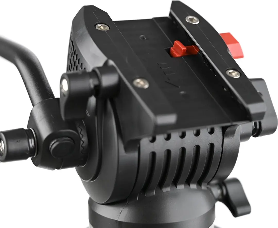 Caruba Videostar 177 Pro Videostatief D200131 - Vloeistofgedempte kop - Zwart