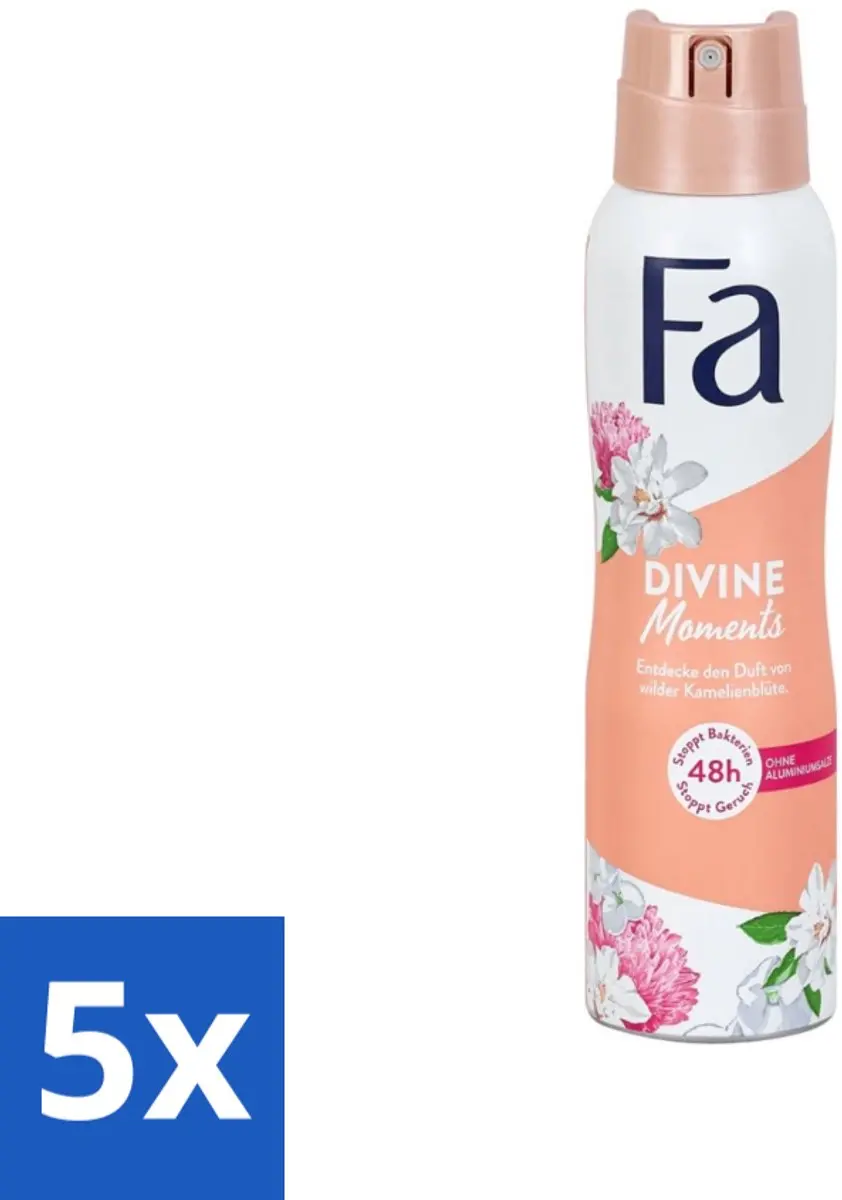 Fa Divine Moments Deodorant Spray Wilde Cameliabloesem 750ml