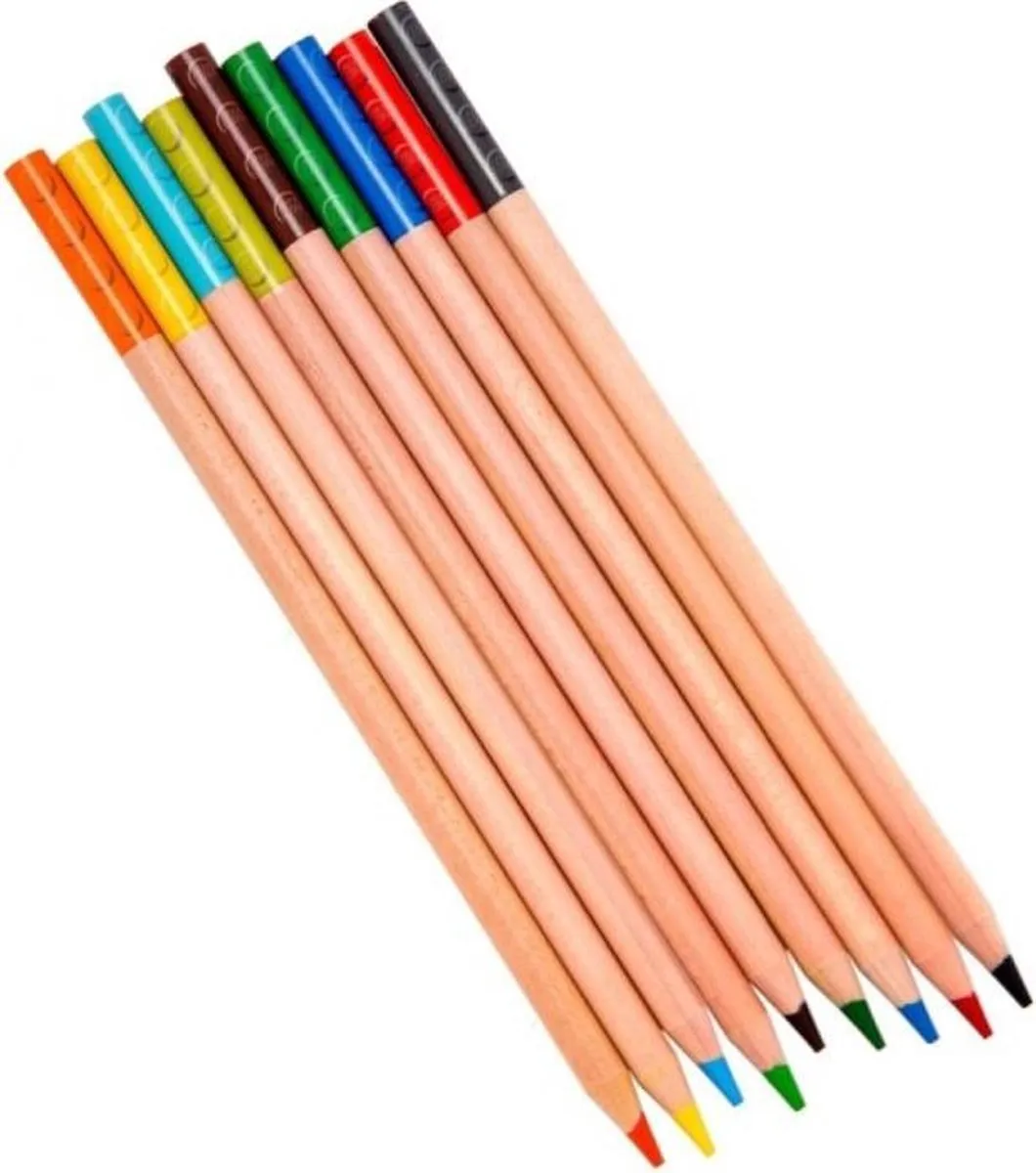 LEGO 9 Kleurpotloden - Multicolor
