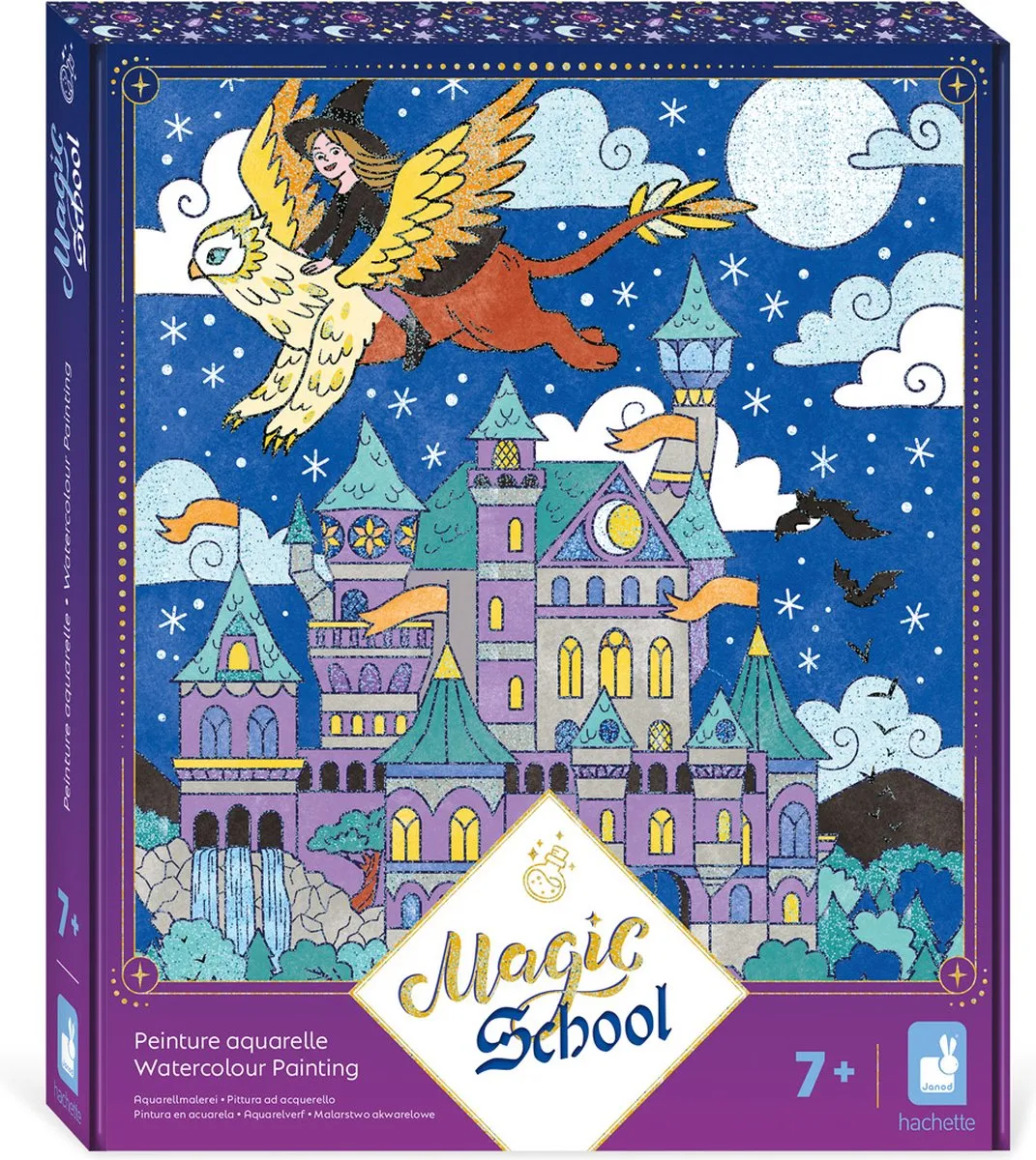 Janod Magic School Aquarel Schilderset - 4 Zeemeerminnen