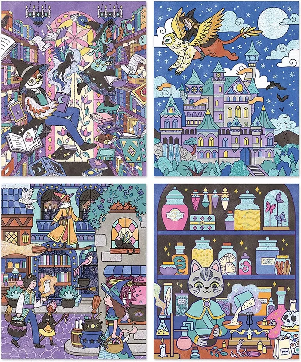 Janod Magic School Aquarel Schilderset - 4 Zeemeerminnen