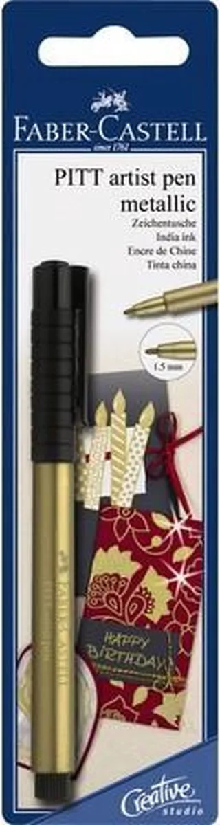 Faber-Castell Pitt Artist Pen FC-167397 - Goud