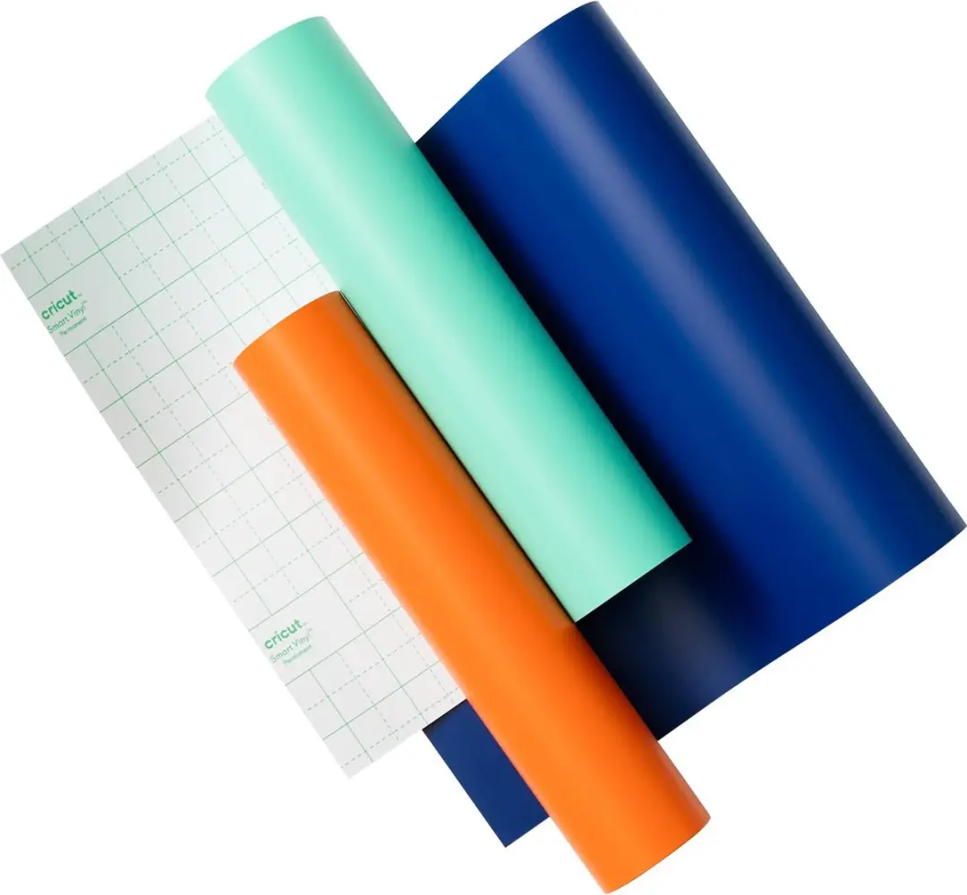 Cricut Smart Vinyl Permanent Joy Xtra Folieset 30.5cm - Blauw/Oranje/Munt - afbeelding 4 van 6