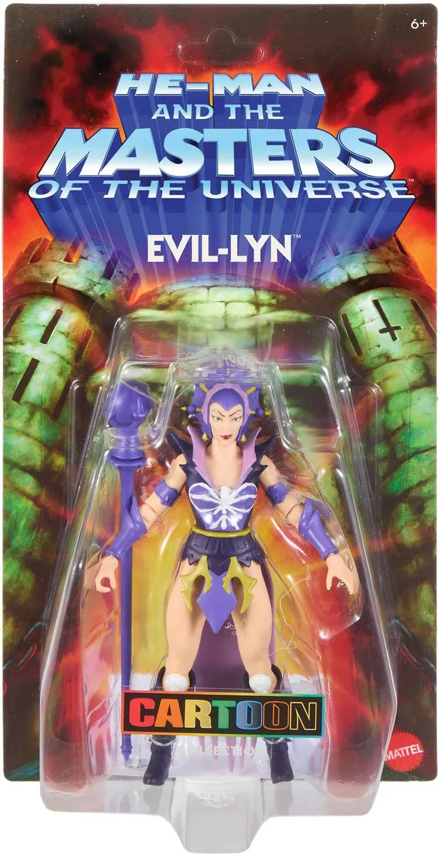 Mattel Masters of the Universe Origins Evil-Lyn Action Figuur 14cm - Multi - afbeelding 6 van 6