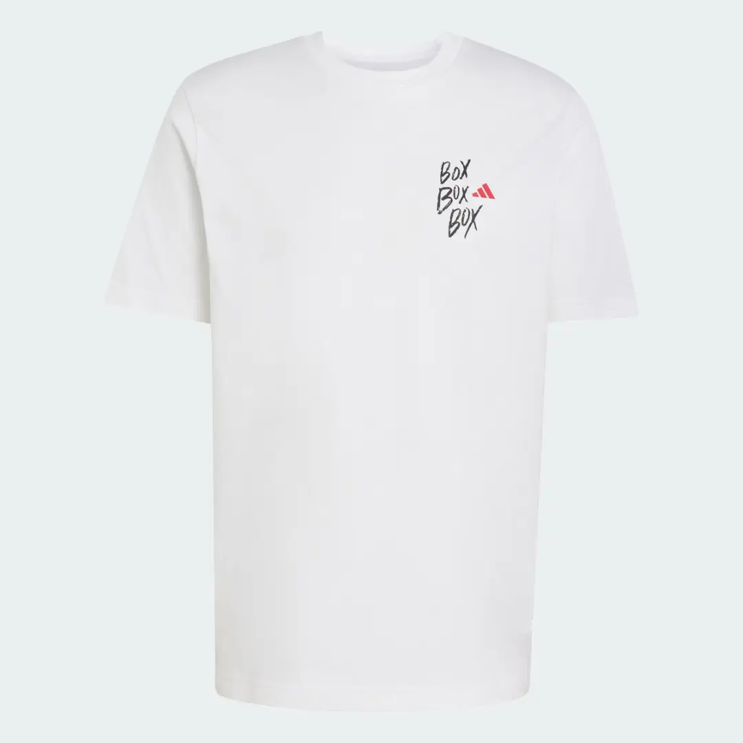 Adidas Motorsport Box 3 Graphic T-Shirt KC7114 - Heren - Wit - XL - afbeelding 5 van 6