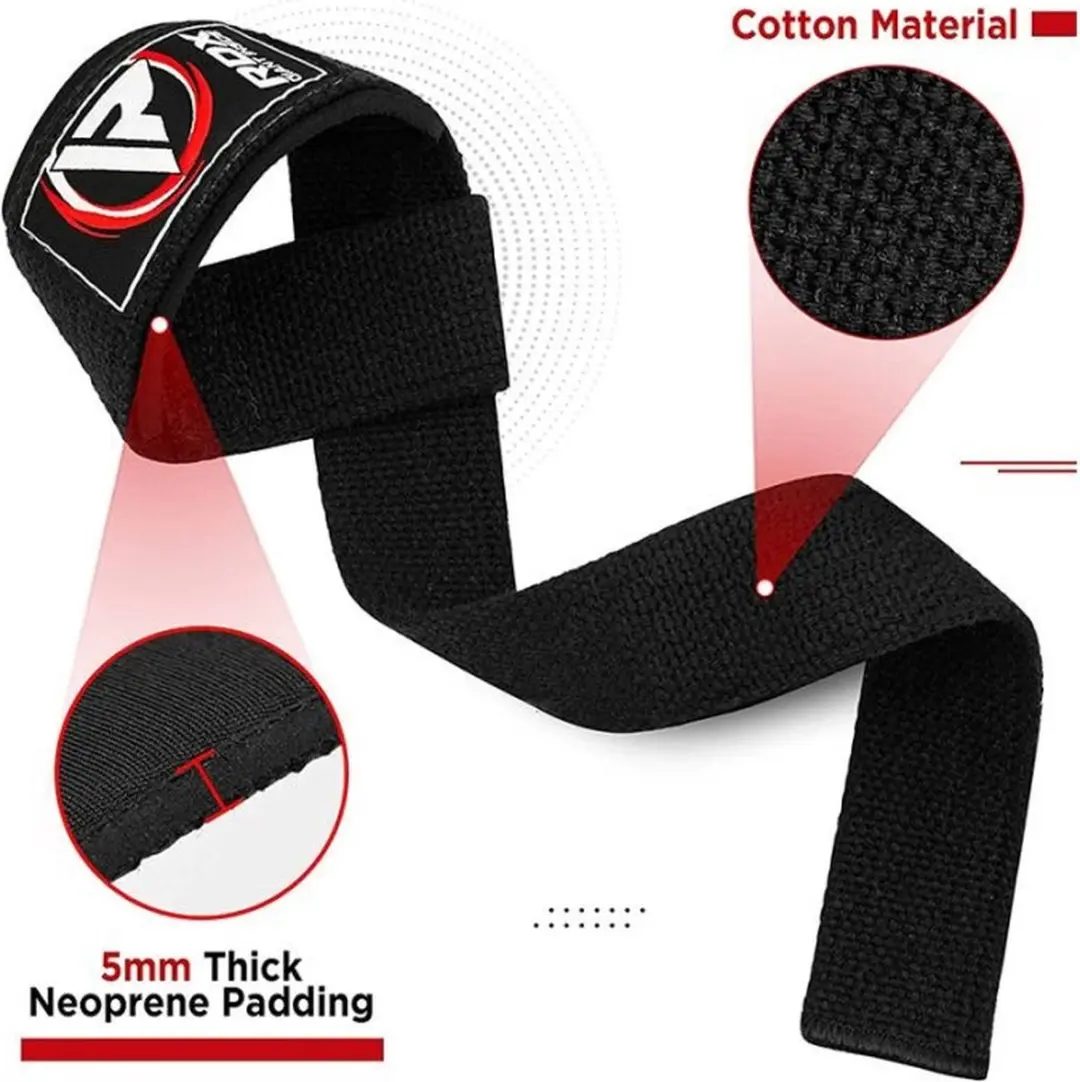 RDX Sports Roze Lifting Straps - 2 Stuks - afbeelding 5 van 6