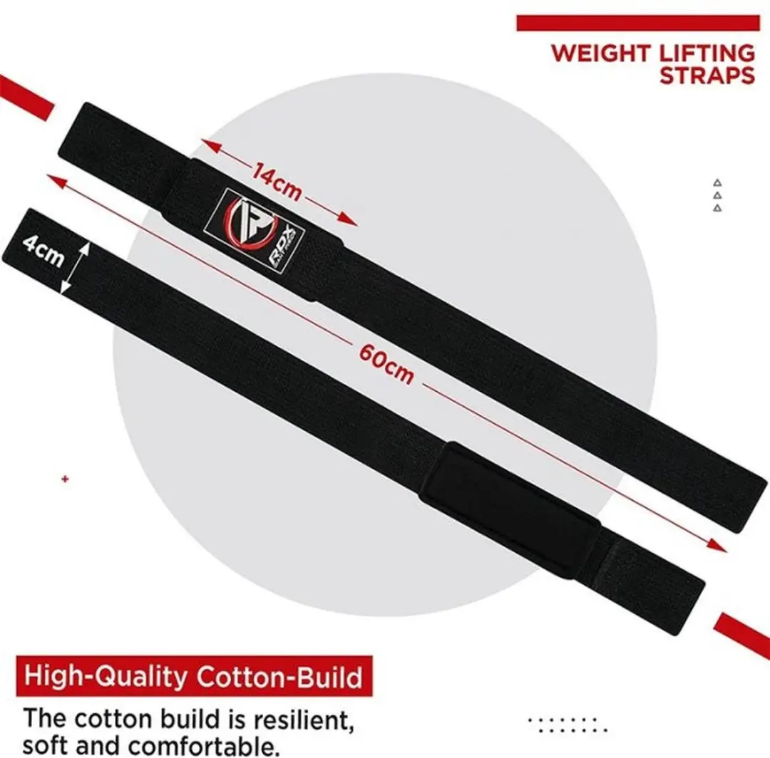 RDX Sports Roze Lifting Straps - 2 Stuks - afbeelding 3 van 6