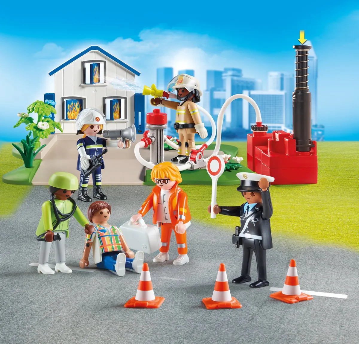 Playmobil My Figures Reddingsmissie 70980 - Multicolor