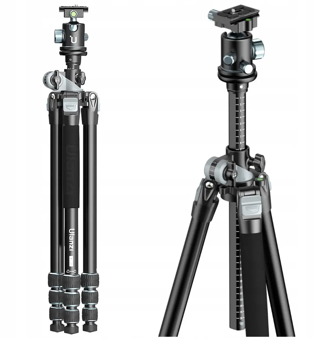 Ulanzi MT-59 Aluminium Statief & Monopod 176cm - Zwart