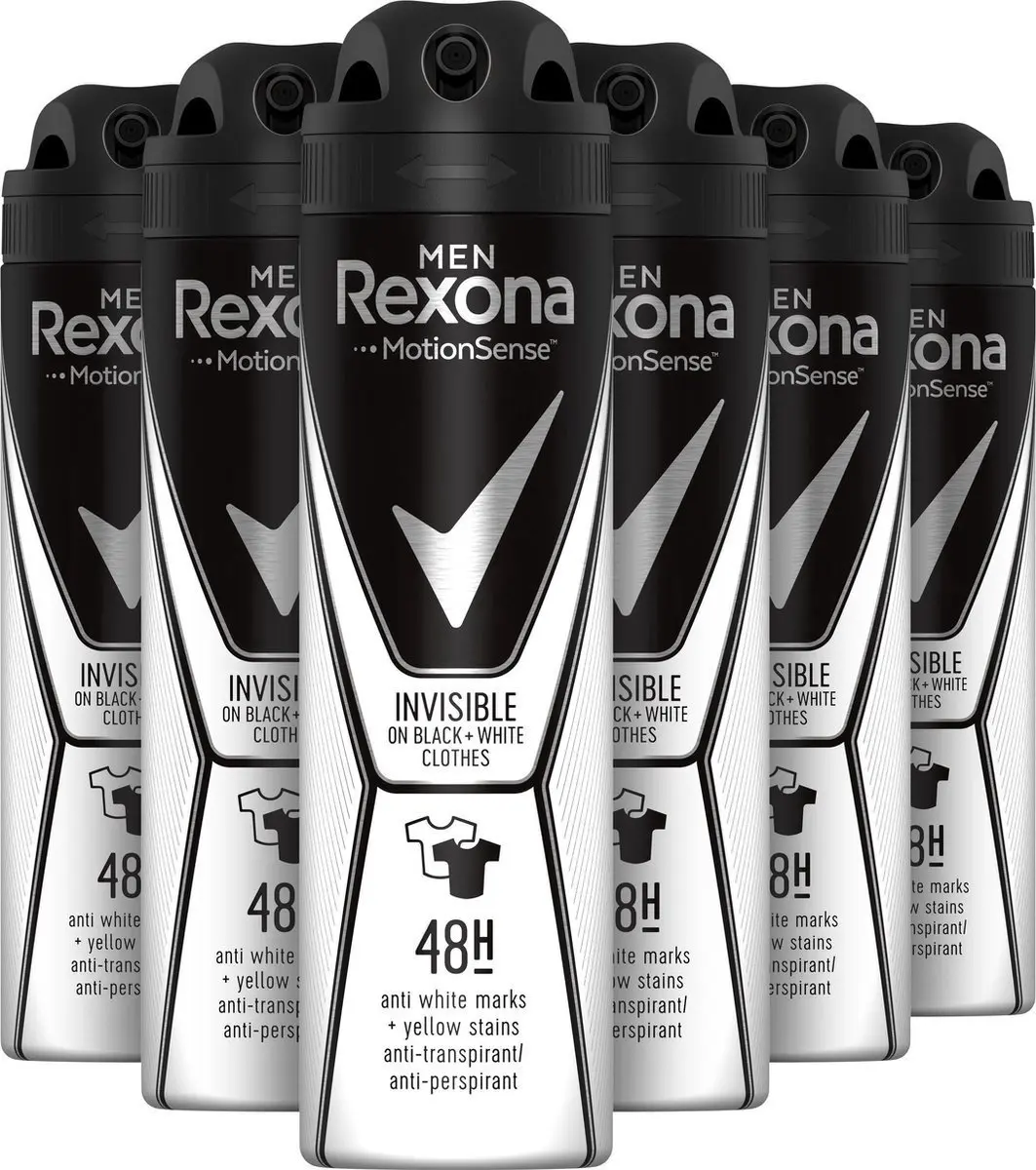 Rexona Men Motion Sense Invisible Deodorant Spray 150ml - 20 Stuks