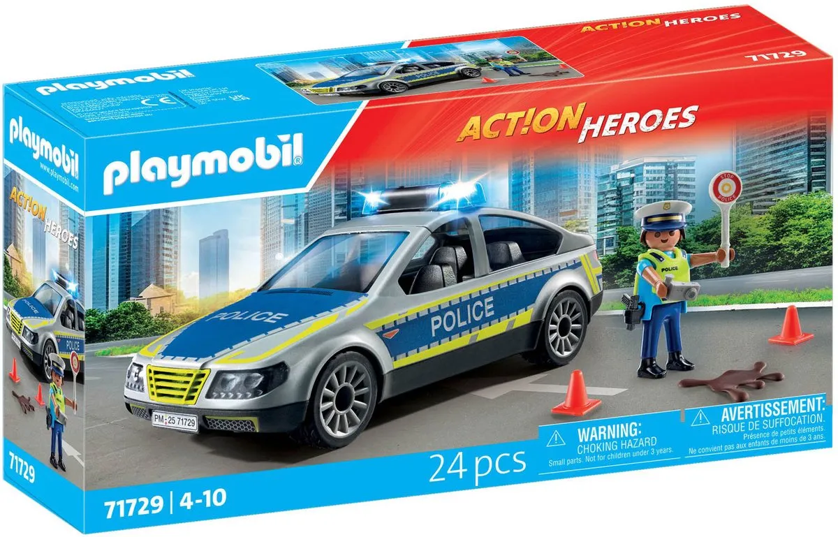 Playmobil Action Heroes Politie Patrouilleauto 71729