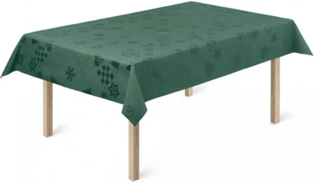Rosendahl Natale Damask Tafelkleed 150x320cm - Groen