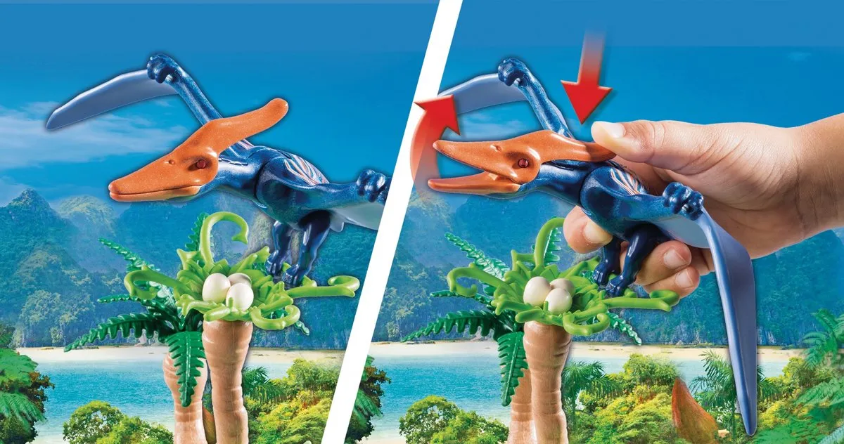 Playmobil Dinos Helikopter met Pteranodon 9430 - Multicolor
