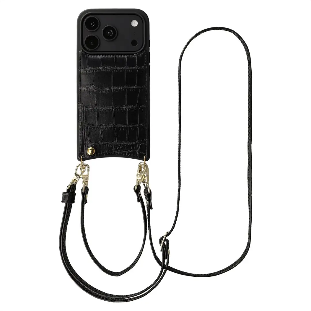 Selencia Croco Backcover Hoesje iPhone 17 Pro