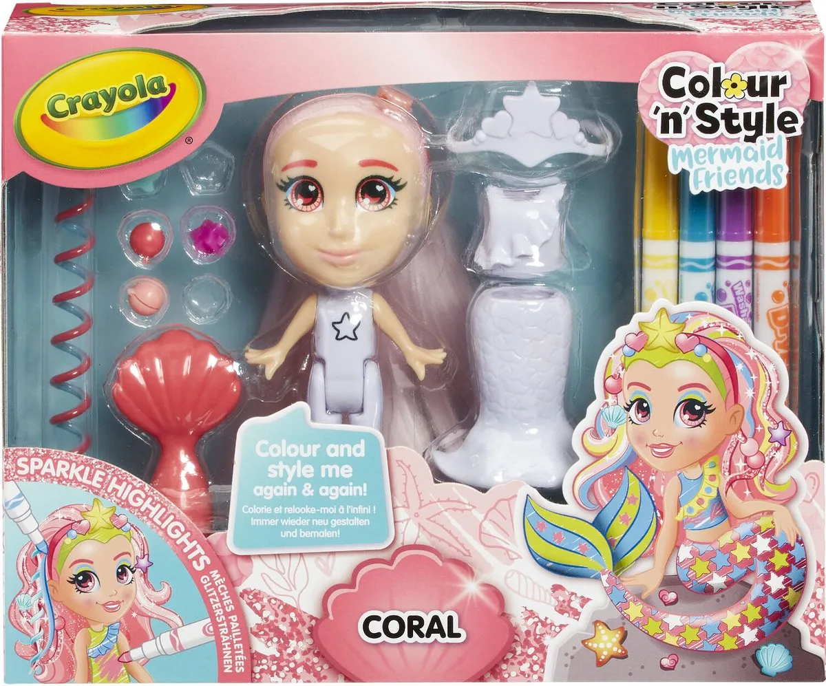 Goliath Crayola Colour'n'Style Friend Coral