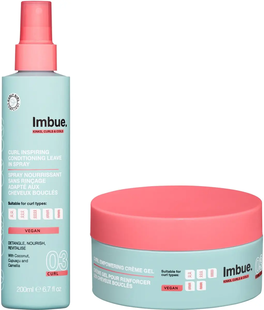 Imbue Curl Inspiring Leave-in Spray & Crème Gel 400ml
