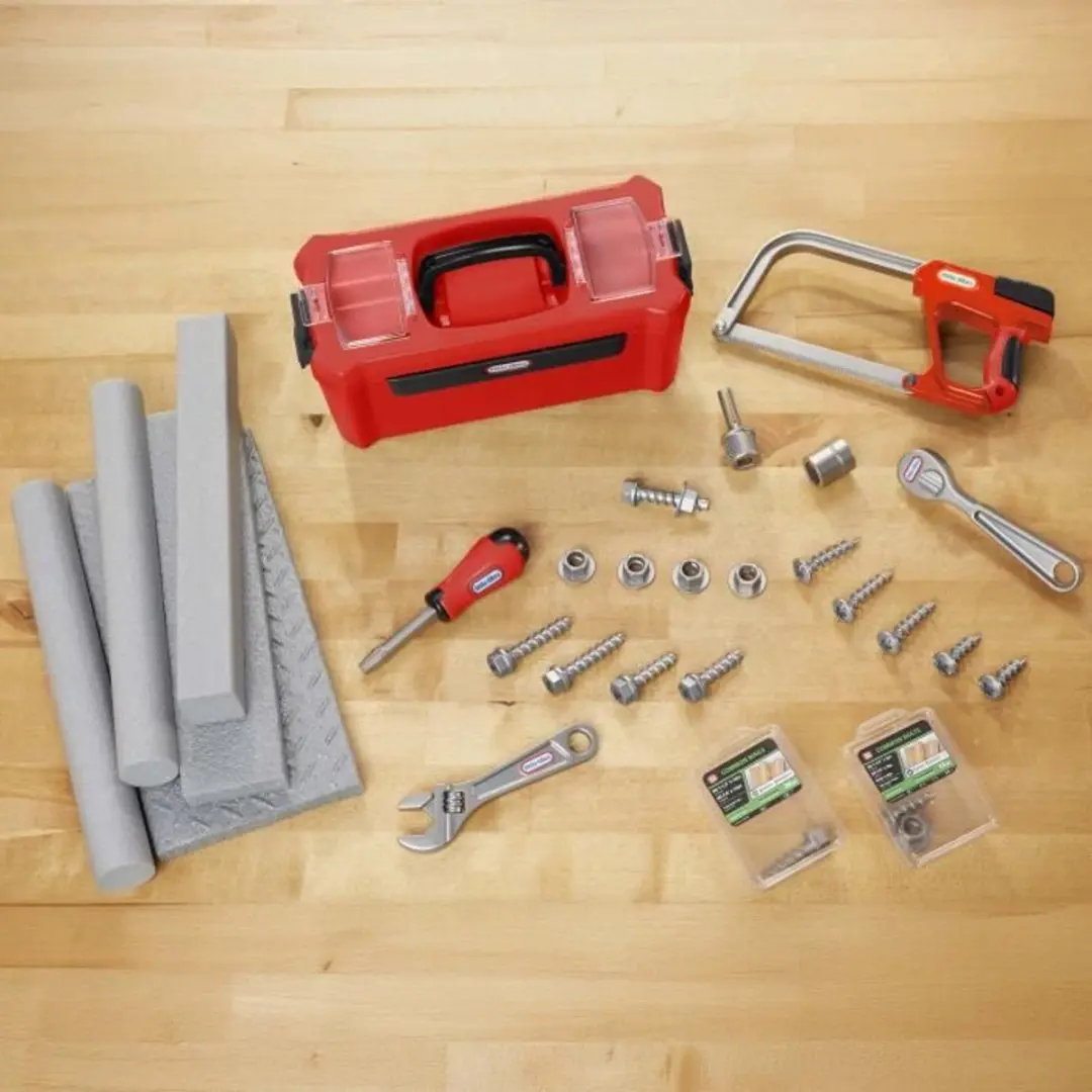 Little Tikes Creatieve Bouwtafel - 2 Onderelen - Rood