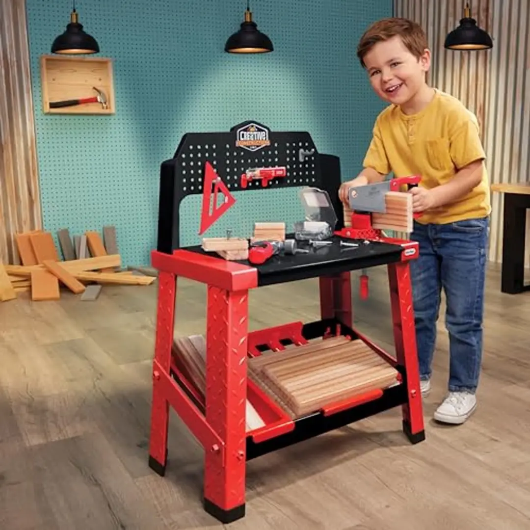 Little Tikes Creatieve Bouwtafel - 2 Onderelen - Rood