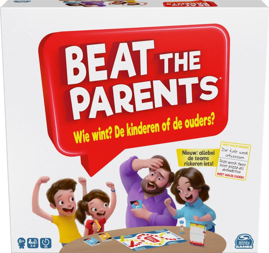 Spin Master Beat the Parents Triviaspel