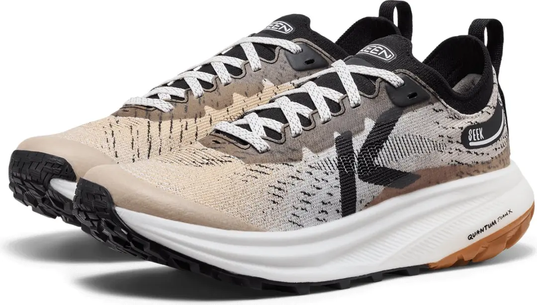 Keen Seek Dames Trail Running Schoenen 39.5 - Safari/Black