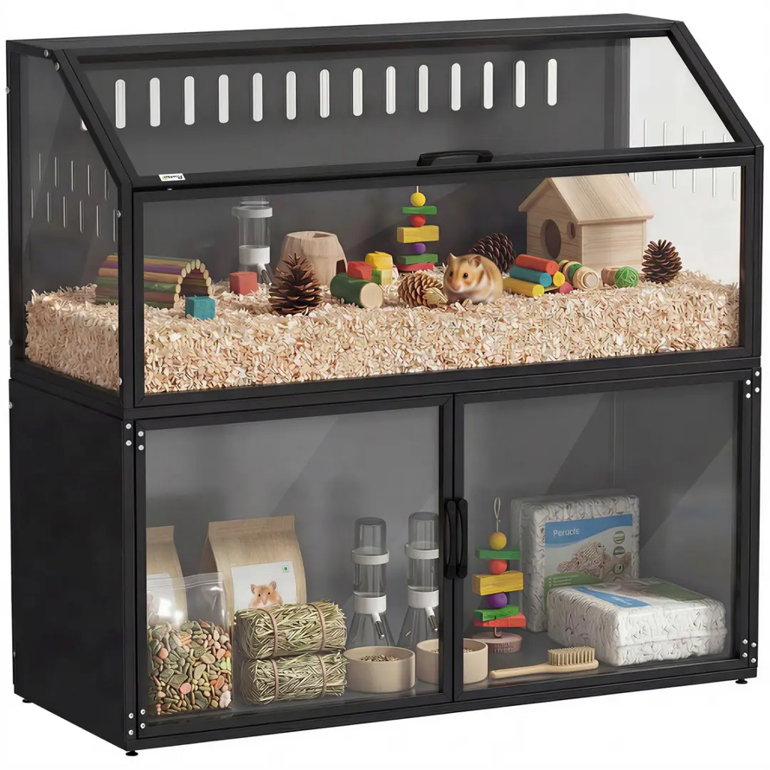 Pawhut Hamsterkooi 104x41x102cm